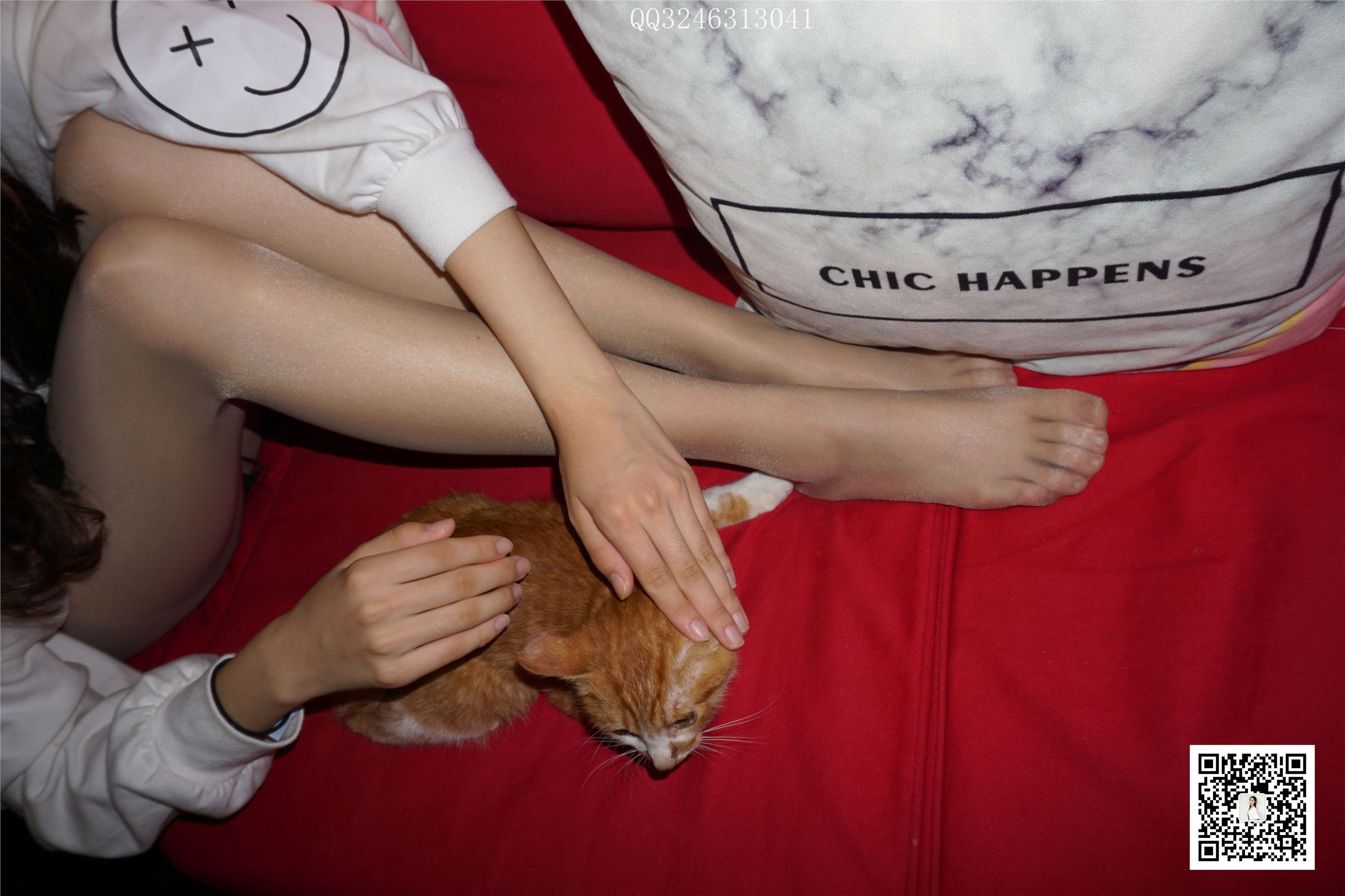 大生模拍 No.090 灰丝高跟小野猫